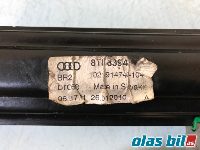 Ruteheis til Audi A5 2007-2016 (Type I) (8T8 839 462 C|)