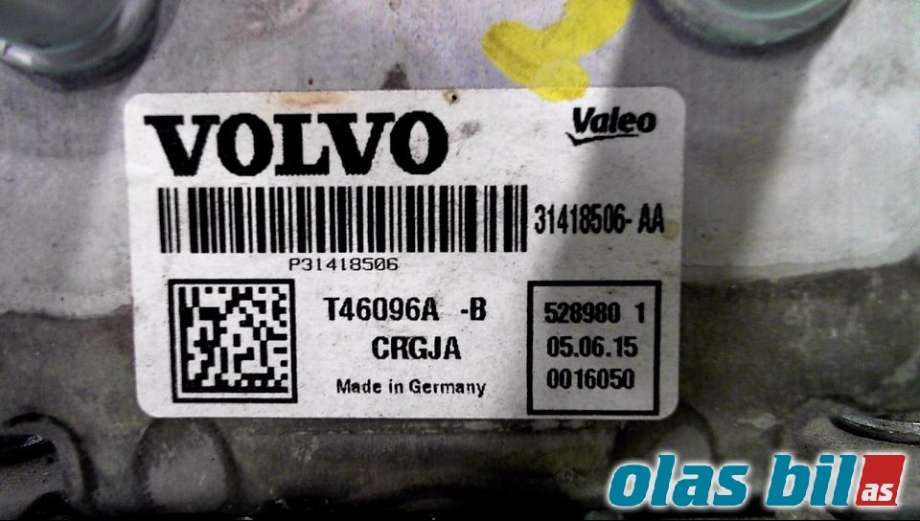Aircondition rør til Volvo V60/V60 CC 2013-2018 (Type I, Fase 2) (31315171||31418506-AA)