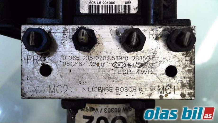 ABS sentral til Hyundai Santa Fe 2006-2009 (Type II, Fase 1)  (58900 2B350||58910-2B850)