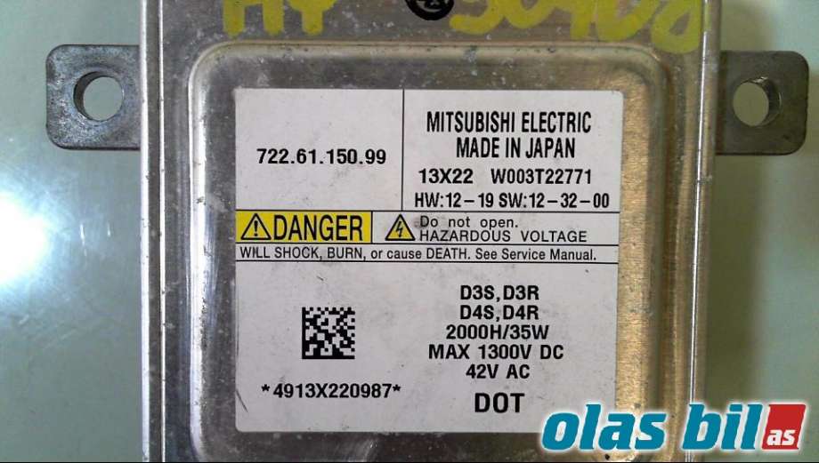 Styreenhet xenon/ballast til Volvo V40 2012-2019  (722 61 150 99|)
