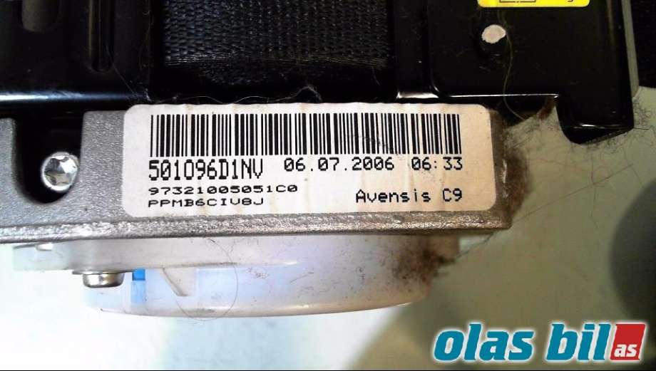 Sikkerhetsbelte foran høyre til Toyota Avensis 2003-2008 (Type II) (7321005051C0|)