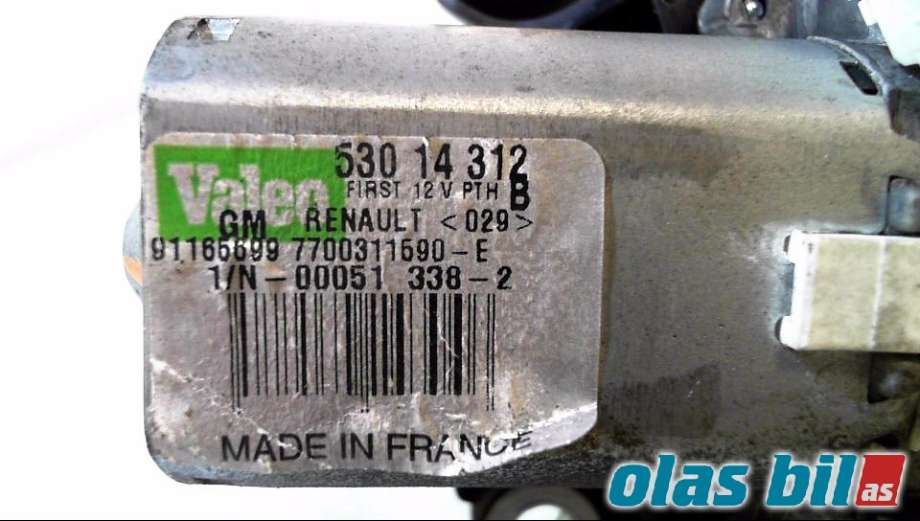 Viskermotor bakrute til Opel Vivaro A 2006-2014 (91165699||7700311590)