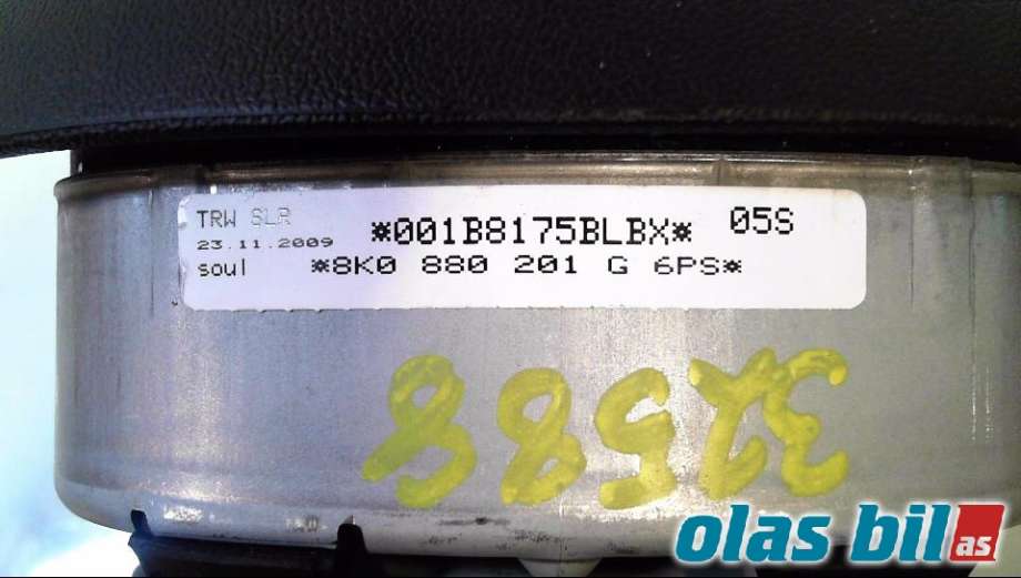 Airbag rattpute til Audi A5 2007-2016 (Type I) (8K0 880 201 AL 6PS||8K0 880 201 G 6PS)
