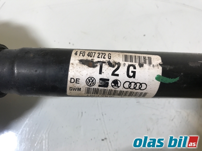Drivaksel høyre foran til Audi A6 2008-2011 (Type III, Fase 2) (C6) (C6) (4F0 407 272 G|)