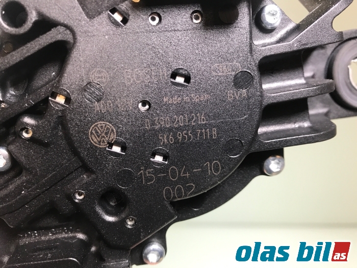 Viskermotor bakrute til VW Touran 2010-2015 (Type I, Fase 3) (5K6 955 711 B|)