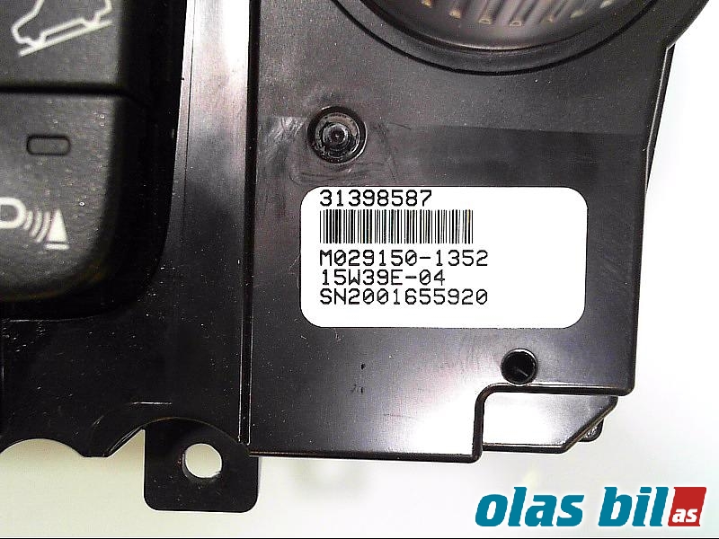 Bryter diverse til Volvo XC60 2014-2017 (Type I, Fase 2)  (31443427||31398587)
