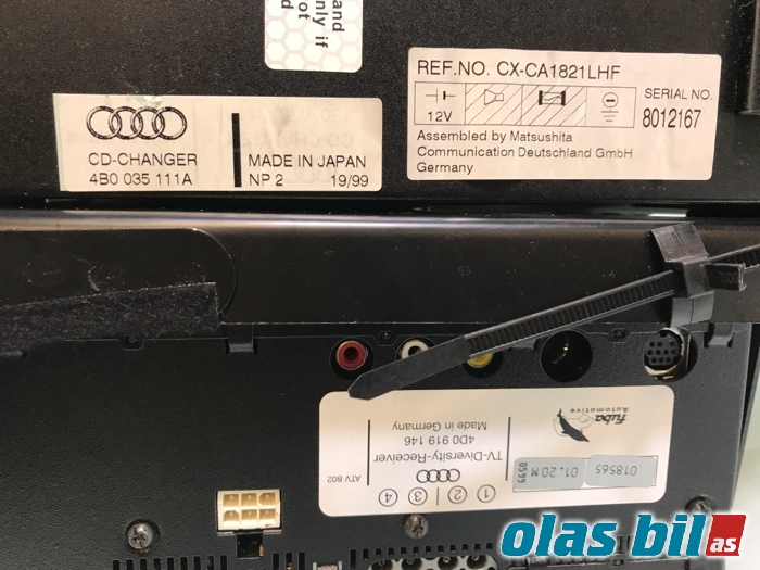 Bilstereo navigasjon til Audi A8 1995-2002 (Type I)  (4D0 919 146||4B0 035 111 A)