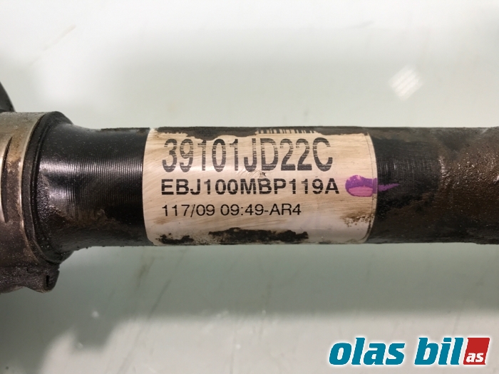Drivaksel venstre foran til Nissan Qashqai 2007-2010 (Type I, Fase 1)  (39101JG32C||39101JD22C)