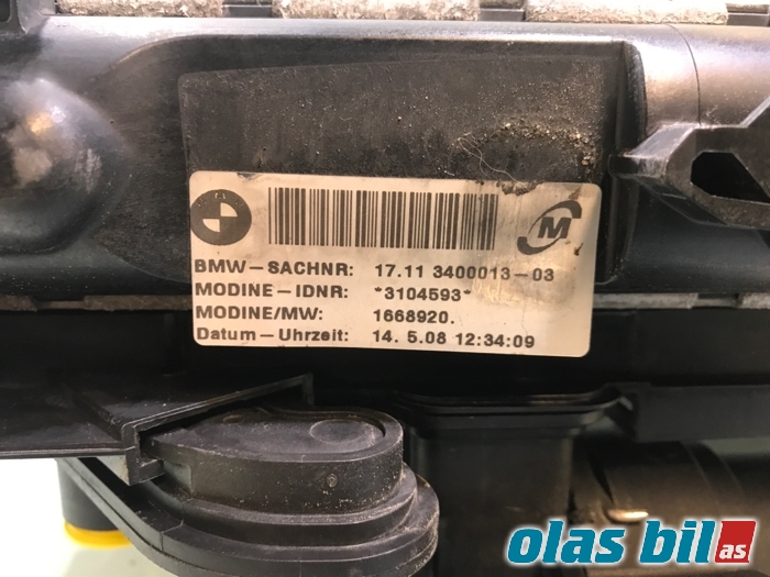 Radiator (automat gir) til BMW X3 2007-2010 (Fase 2) (E83) (E83) (17 11 3 400 013||17.11 3400013-03)