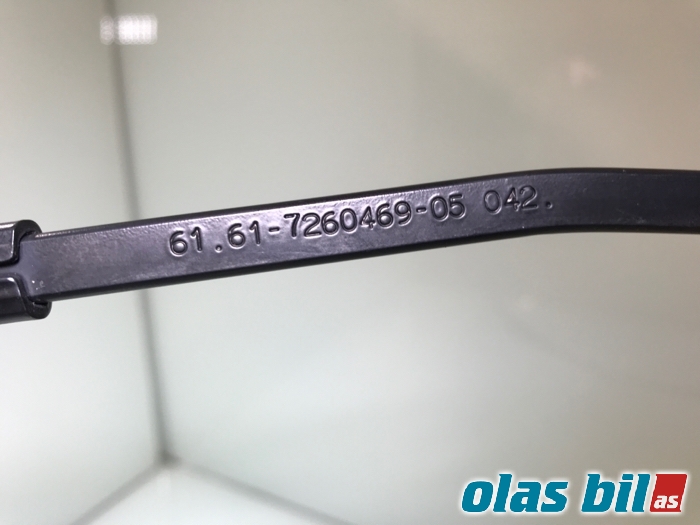 Viskerarmer frontrute til BMW 3-Serie 2012-2018 (F30/F31/F34) (F30/F31/F34) (61 61 7 260 469||61;61.61-7260474-04)