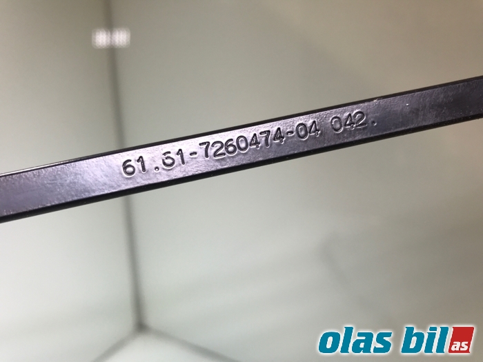 Viskerarmer frontrute til BMW 3-Serie 2012-2018 (F30/F31/F34) (F30/F31/F34) (61 61 7 260 469||61;61.61-7260474-04)