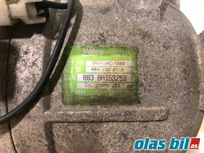 Aircondition kompressor til SsangYong Actyon 2007-2013  (NO PART ID||664 130 0115)