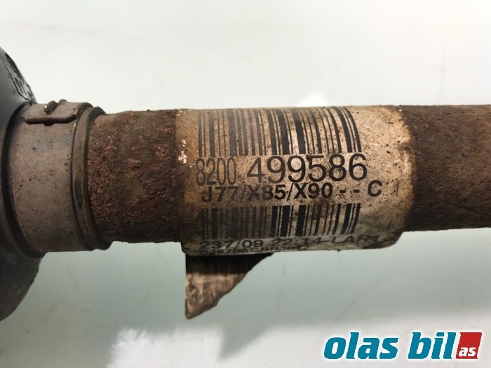 Drivaksel høyre foran til Renault Clio 2009-2012 (Type III, Fase 2) (8200618111||82 00 499 586)