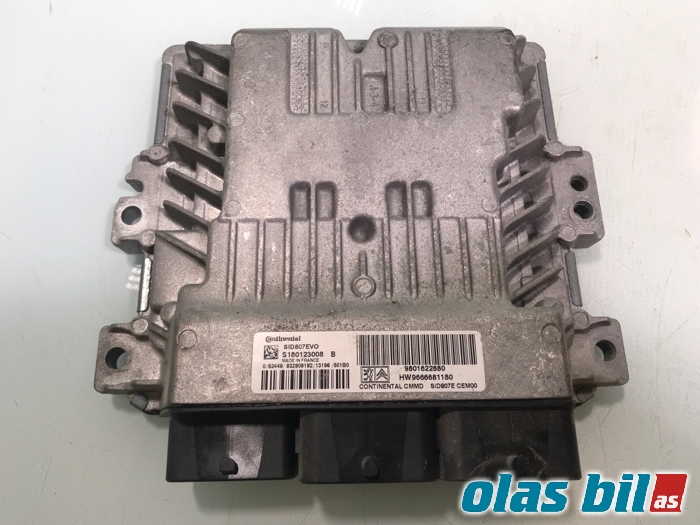 Styreenhet motor til Peugeot 2008, 2013-2019 (Type I) (16 101 900 80)