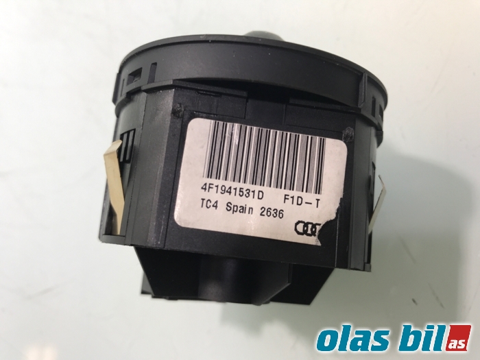 Bryter lys til Audi A6, Allroad 2006-2008 (Type II, Fase 1) (C6) (C6) (4F1 941 531 E||4F1 941 531 D)
