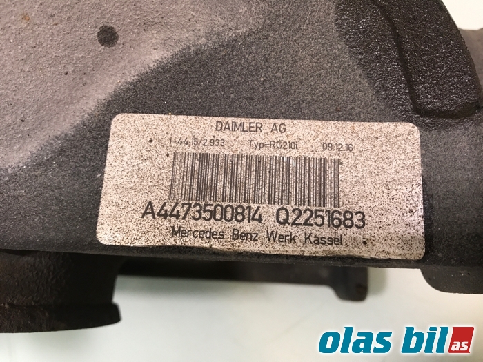 Kardang klokke bak til Mercedes Vito 2014-->> (W447) (W447) (A 447 350 08 14|)