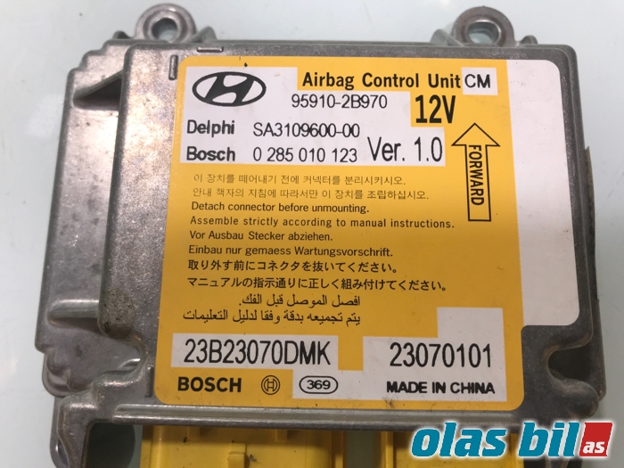 Airbag elektronikk til Hyundai Santa Fe 2006-2009 (Type II, Fase 1)  (95910 2B970||95910-2B970)