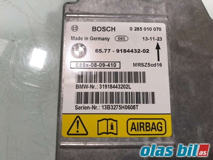 Airbag elektronikk til BMW X1 2009-2015 (E84) (E84) (65 77 9 184 432||65.77-9184432-02)