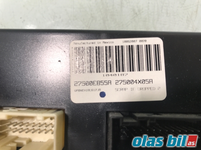 Varmeapparat betjening til Nissan Pathfinder 2005-2010 (Fase 1) (R51) (R51) (275004X08A||275004X05A)