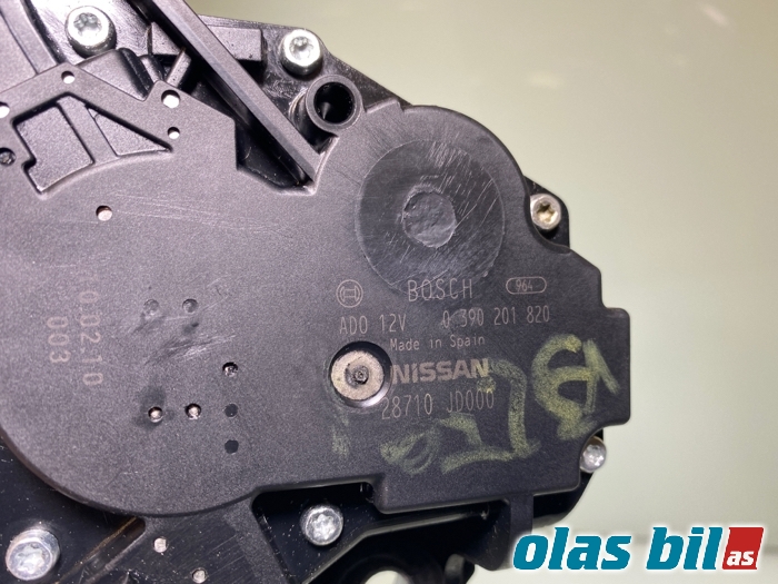 Viskermotor bakrute til Nissan Qashqai 2007-2010 (Type I, Fase 1)  (28710JD000||28710-JD000)