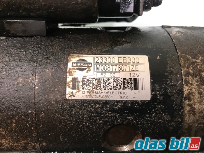 Starter diesel til Nissan Pathfinder 2005-2010 (Fase 1) (R51) (R51) (23300EB30B||23300 EB300)