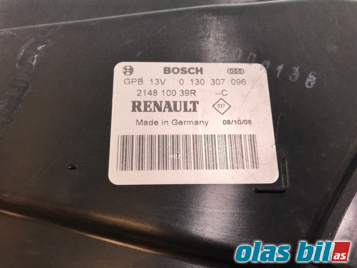 Kjølevifte til Renault Laguna 2008-2010 (Type III, Fase 1)  (RENAULT|214810035R||2148 100 39R)