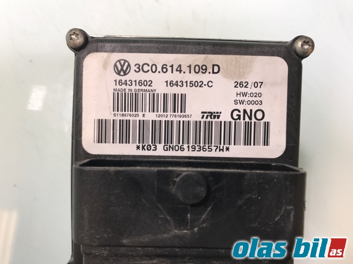 ABS sentral til VW Passat 2005-2010 (B6) (B6) (3C0 614 109 K||3C0 614 109 D)