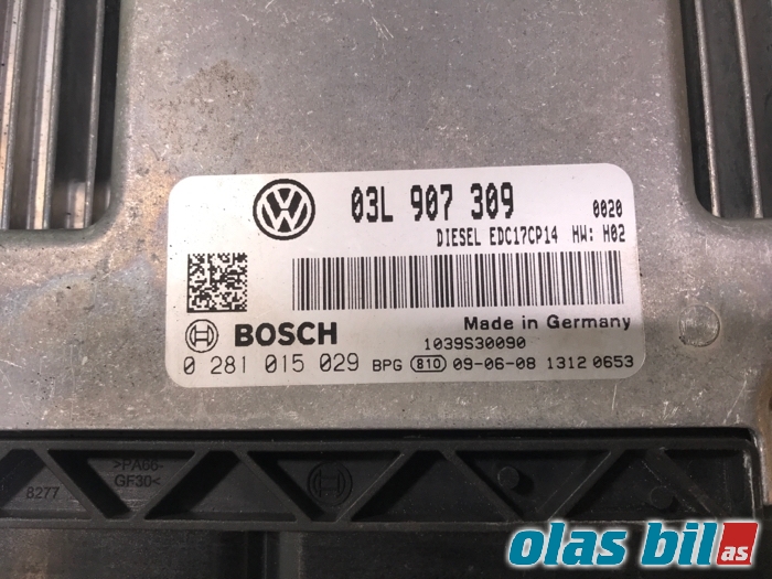 Styreenhet motor til VW CC 2008-2012 (PASSAT CC) (PASSAT CC) (03L 906 022 QD||03L 907 309)