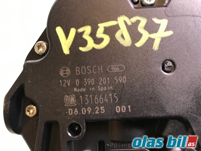 Viskermotor bakrute til Opel Vectra C 2005-2008 (Type II)  (93178052||13166415)