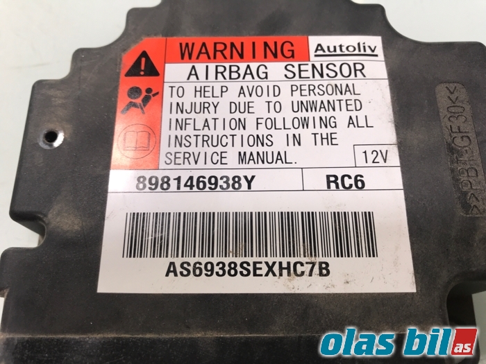 Airbag elektronikk til Isuzu D-Max 2012-2017 (Type II, Fase 1)  (8-98159-361-1||898146938Y)