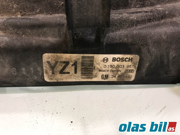 Kjølevifte til Opel Zafira B 2005-2011  (24467444||24 487 444)