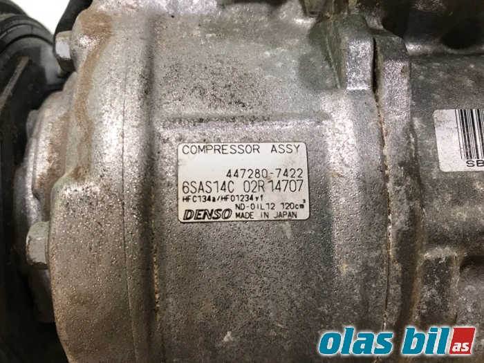 Aircondition kompressor til Mercedes GLA 2014-2020 (X156) (X156) (A 003 830 44 60||447280-7422)