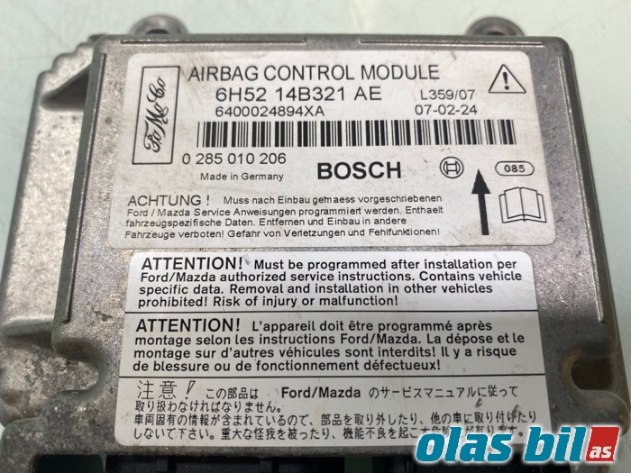 Airbag elektronikk til Land Rover Freelander 1998-2006 (Type I) (LR017825||6H52 14B321 AE)