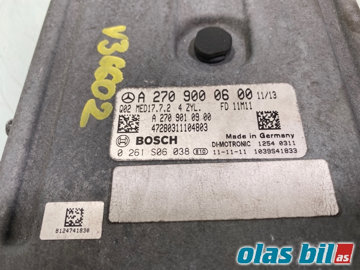 Styreenhet motor til Mercedes B-Klasse 2011-2018 (W246) (W246) (A 270 900 06 00|)