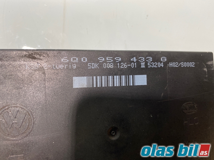 Styreenhet comfort (BCM) til VW Polo 2002-2005 (Type IV, Fase 1)  (6Q0 959 433 G  040||6Q0 959 433 G)