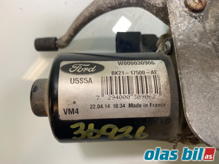 Viskermotor frontrute til Ford Transit Custom 2013-2023 (Type I)  (1942162||BK2117500AE)