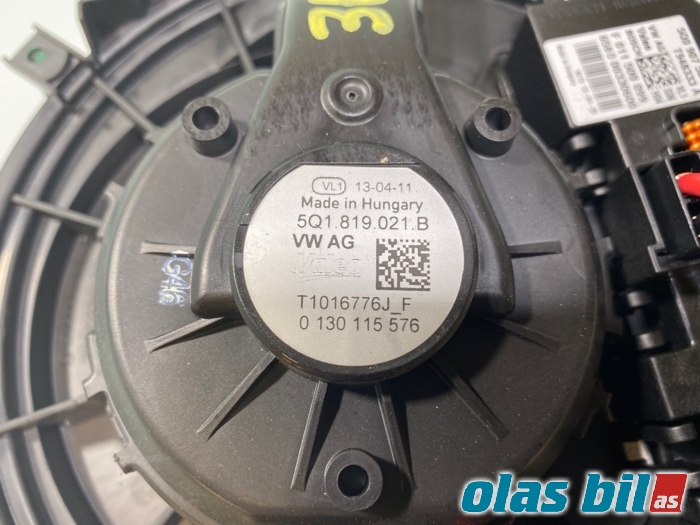 Varmeapparat motor til Audi A3 2012-2016 (Type III, Fase 1) (5Q1 819 021 E||5Q1 819 021 B)
