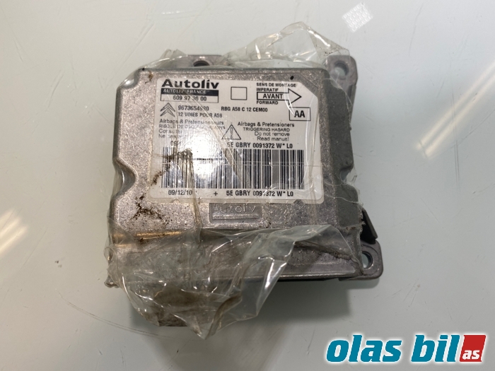 Airbag elektronikk til Citroën C3, 2010-2016 (Type II)  (6546 V3)