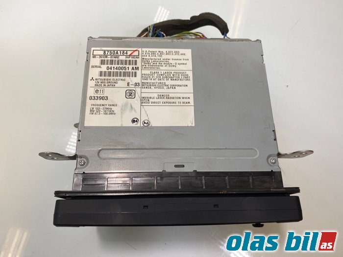 Bilstereo navigasjon til Mitsubishi Outlander 2010-2012 (Type II, Fase 2) (8750A184|)