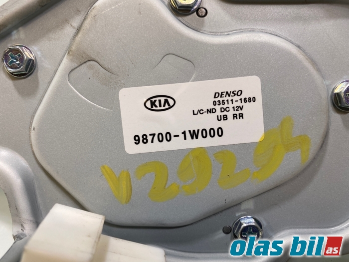 Viskermotor bakrute til Kia Rio 2011-2017 Type III  (98700 1W000||98700-1W000)