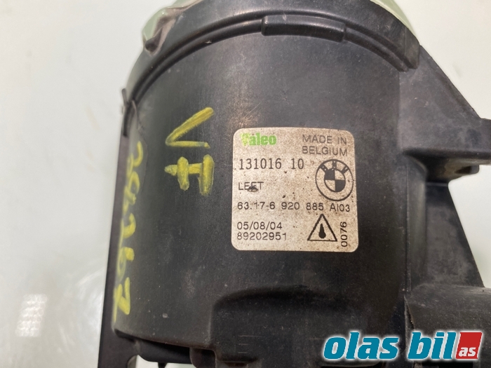 Tåkelykt høyre foran til BMW X5 2000-2006 (E53) (E53) (63 17 6 920 885||131016 10)