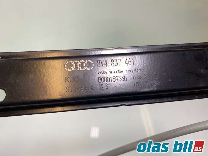 Ruteheis til Audi A3 2012-2016 (Type III, Fase 1)  (8V4 837 461|)