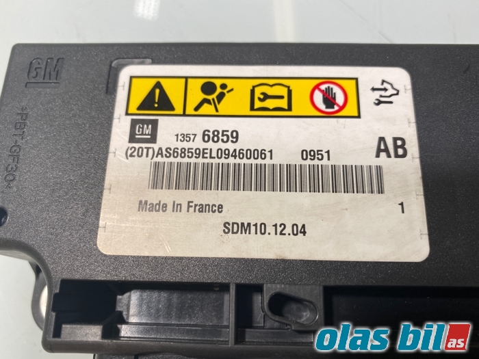 Airbag elektronikk til Opel Meriva B 2010-2017  (13576859|)