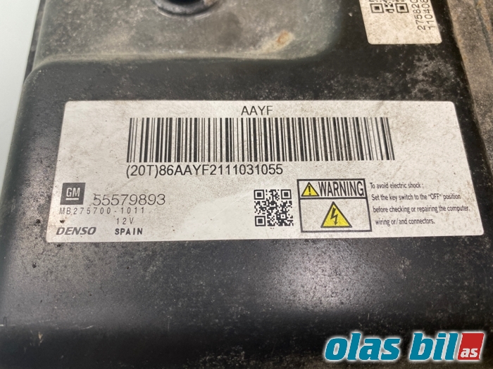 Styreenhet motor til Opel Meriva B 2010-2017  (55575082||55579893)