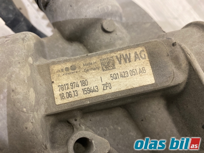 Tannstang elektrisk til Audi A3 2012-2016 (Type III, Fase 1)  (5Q1 423 055 K||5Q1 423 051 AB)