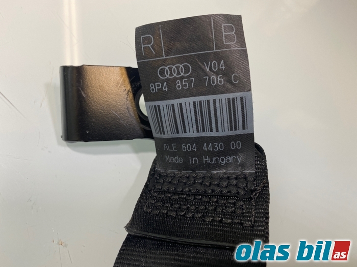 Sikkerhetsbelte foran høyre til Audi A3 2012-2016 (Type III, Fase 1) (8P4 857 706 J||8P4 857 706 C)