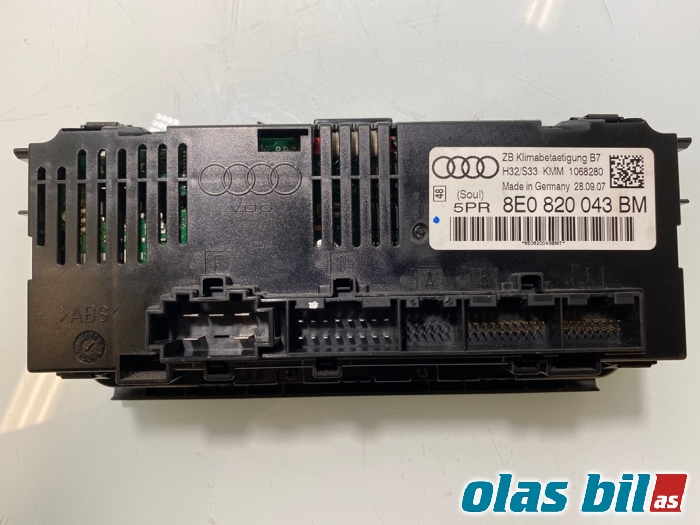 Varmeapparat betjening til Audi A4 2004-2008 (Type III) (B7) (B7) (8E0 820 043 BM|)