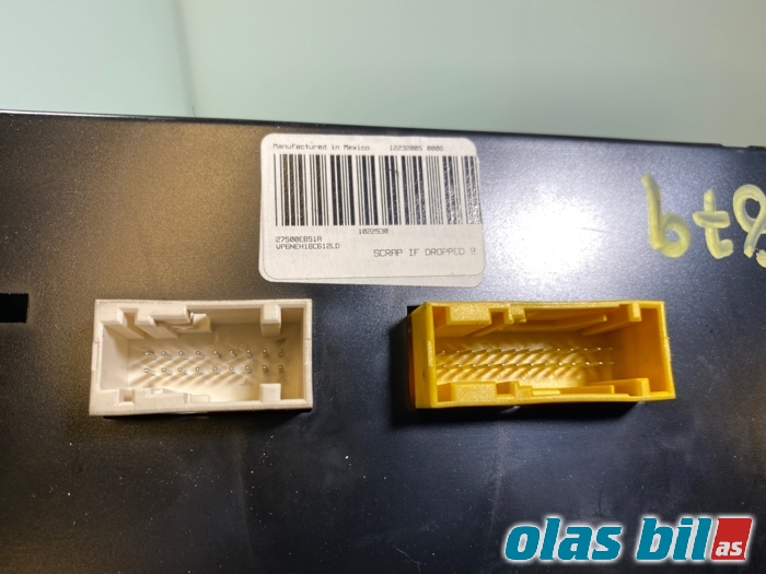 Varmeapparat betjening til Nissan Pathfinder 2005-2010 (Fase 1) (R51) (R51) (27500EB51A||27500 EB51A)