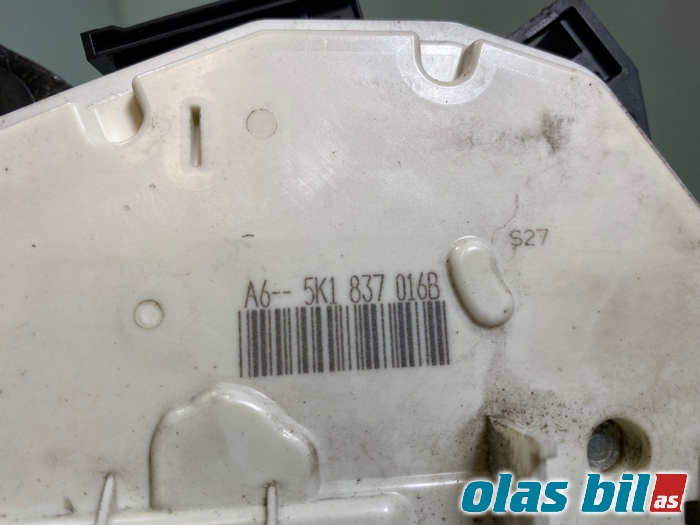 Låsekasse høyre foran til VW Golf VI 2008-2012  (5K1 837 016 B|)