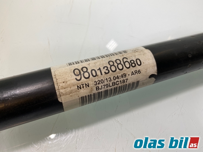 Drivaksel høyre foran til Citroën C3 2010-2016 (Type II)  (98 013 886 80|)